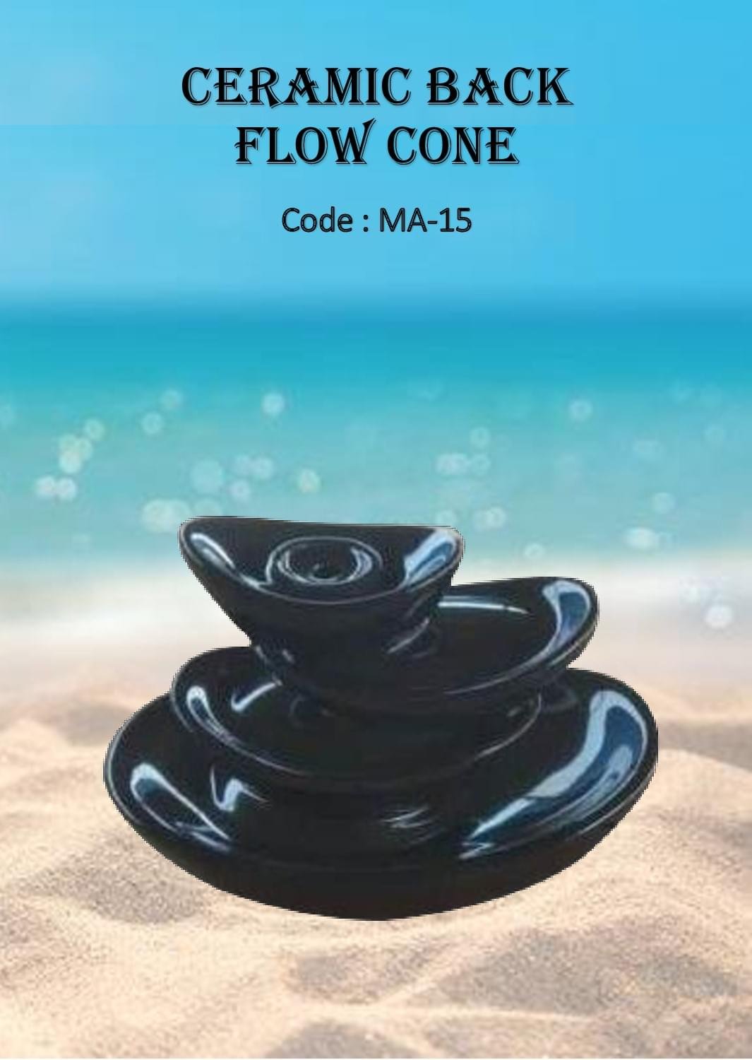 Ceramic Back Flow Cone ( MA-15 ) Burner