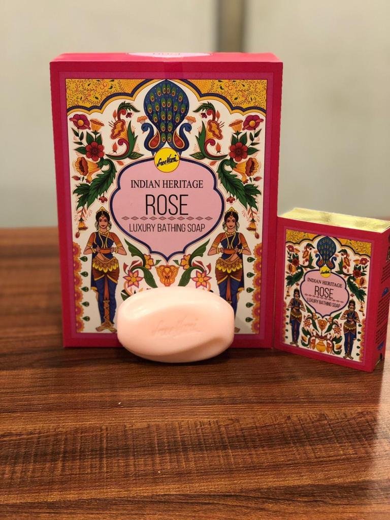 Sreevani Indian Heritage Luxury Bathing Soap Rose