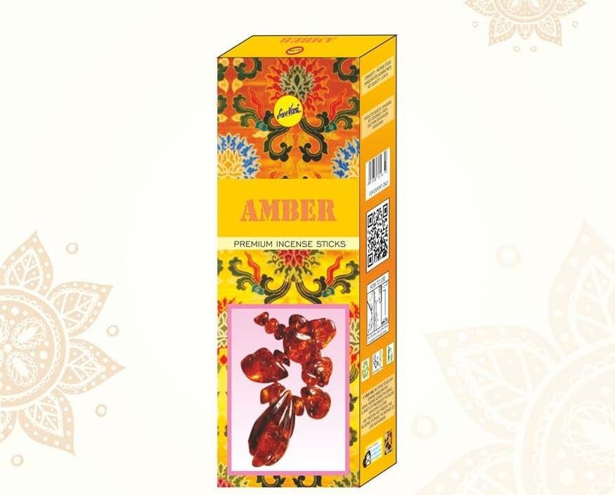 Sreevani Hexa Incense Amber Premium Incense Sticks