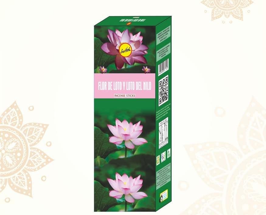 Sreevani Hexa Incense Flor De Loto Y Lto Del Nilo incense Sticks