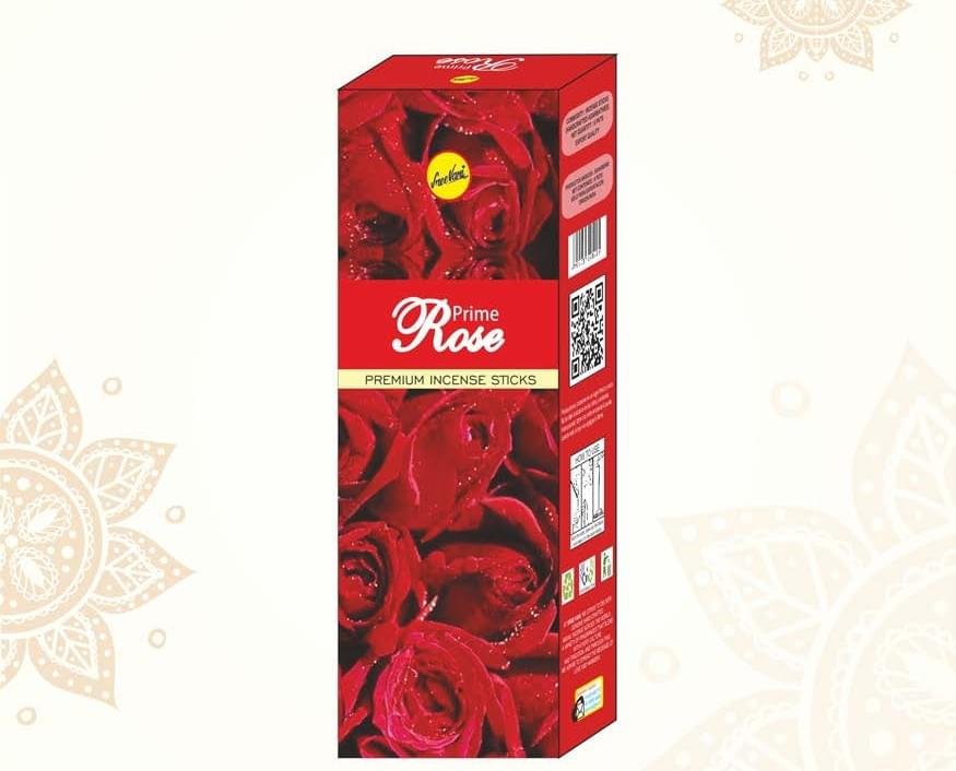 Sreevani Hexa Incense Prime Rose Premium Incense Sticks