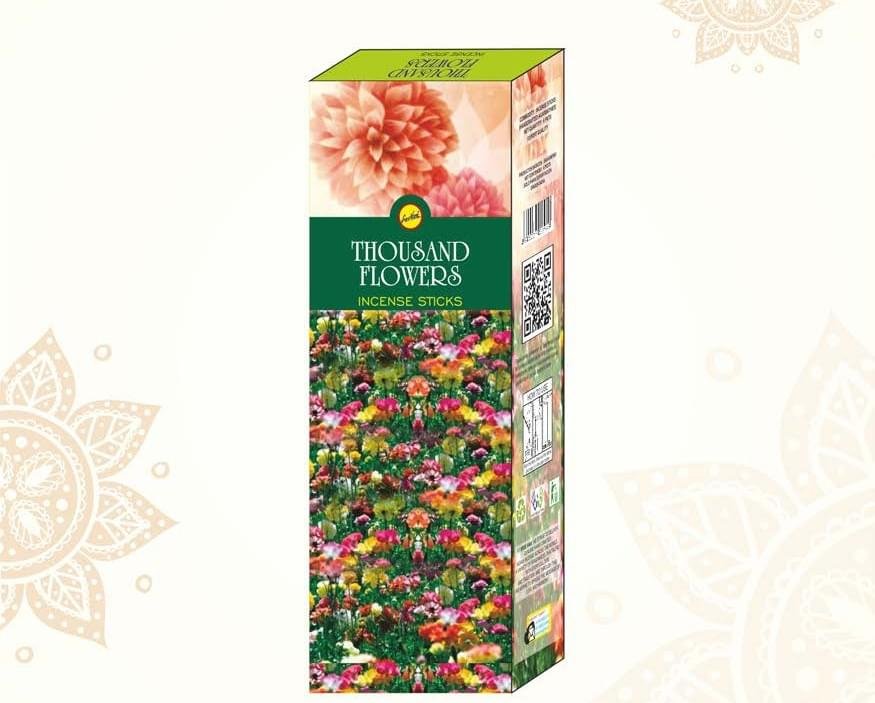 Sreevani Hexa Incense Thousand Flowers Incense Sticks