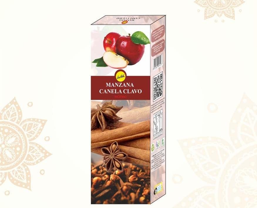 Sreevani Hexa Incense Manzana Canela Clavo Incienso