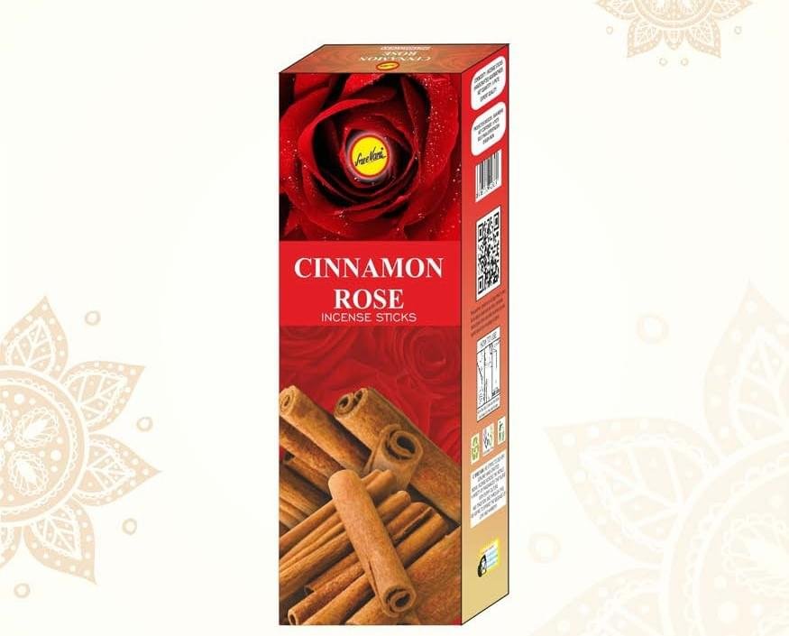 Sreevani Hexa Incense Cinnamon Rose
