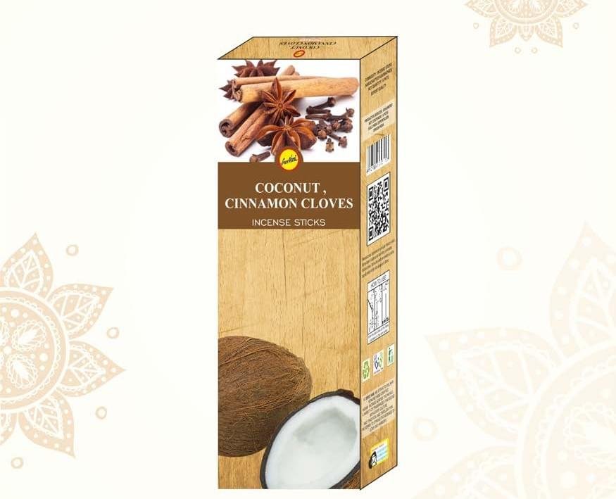 Sreevani Hexa Incense Coconut Cinnamon Cloves