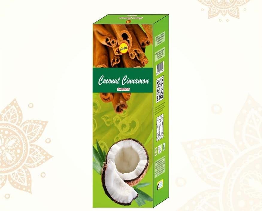 Sreevani Hexa Incense Coconut Cinnamon Incienso