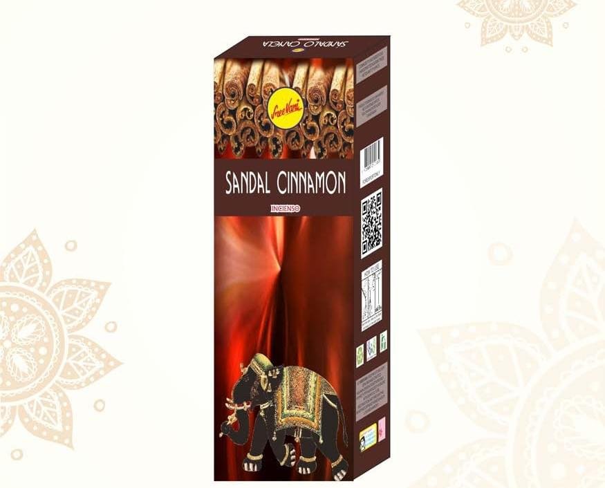 Sreevani Hexa Incense Sandal Cinnamon Incienso