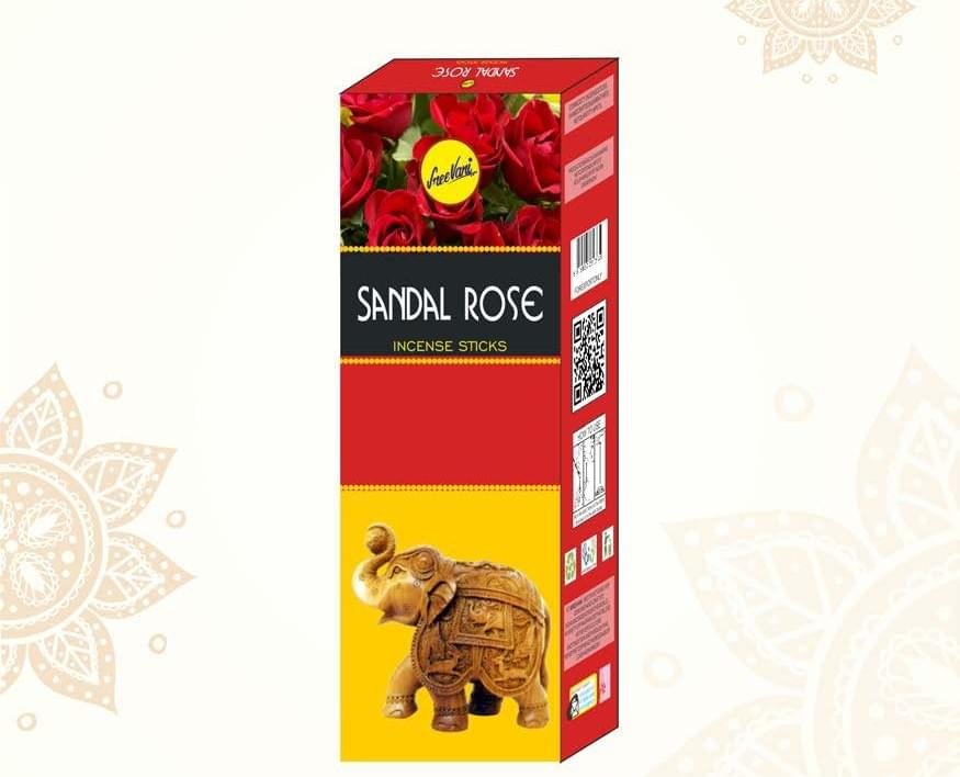 Sreevani Hexa Incense Sandal Rose