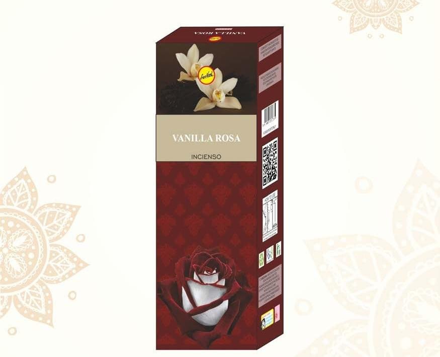 Sreevani Hexa Incense Vanilla Rosa Incienso