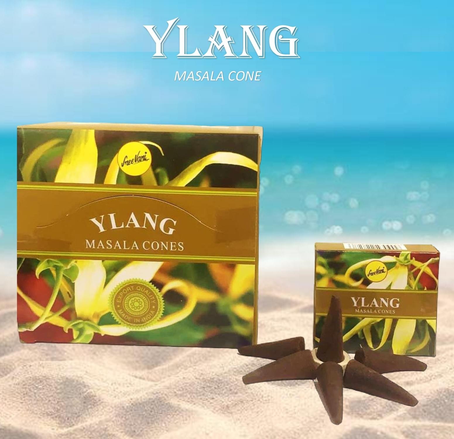 Sreevani Natural Masala Incense Cones Ylang
