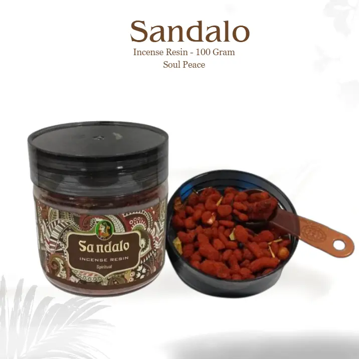 Incense Resin in JAR - ( Sandalo )