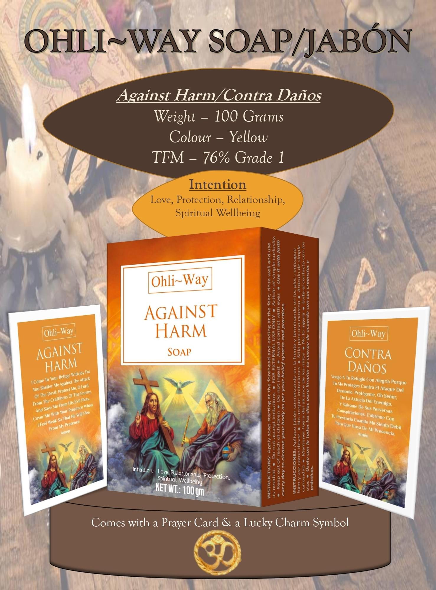 Ohli-Way Soap Spiritual Soap Against Harm