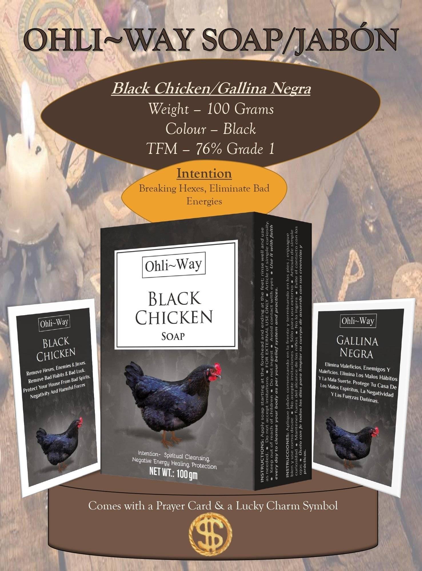 Ohli-Way Soap Spiritual Soap Black Chicken