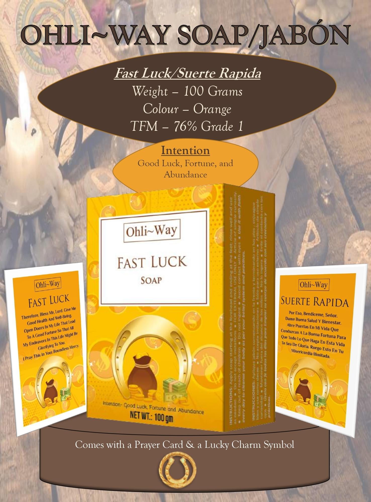 Ohli-Way Soap Spiritual Soap Fast Luck