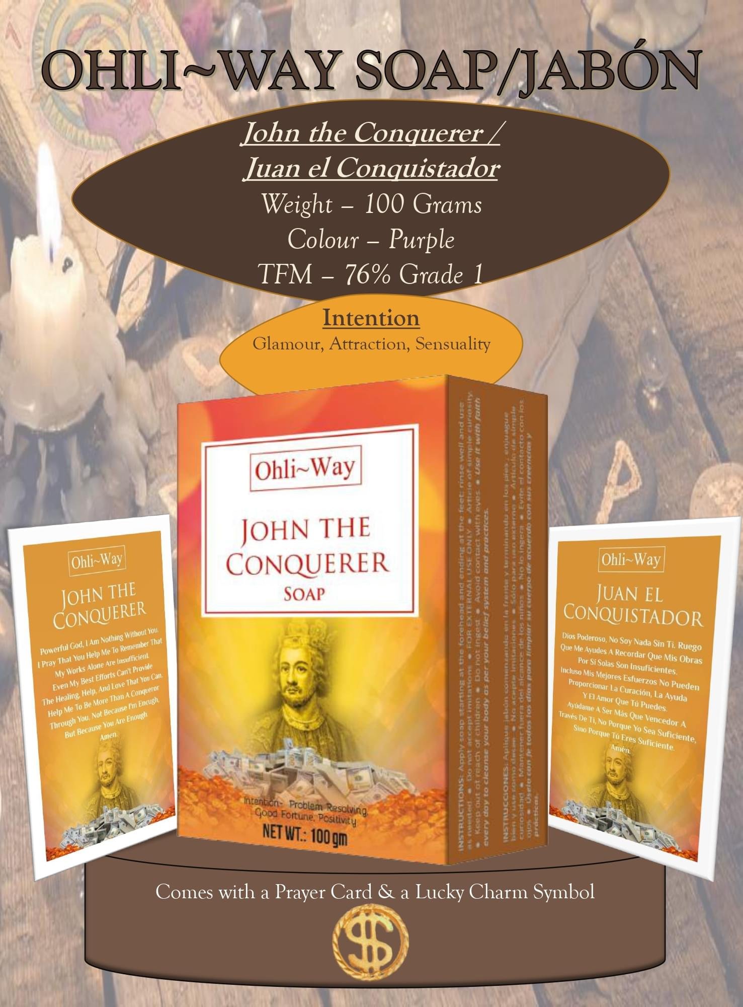 Ohli-Way Soap Spiritual Soap John The Conquerer
