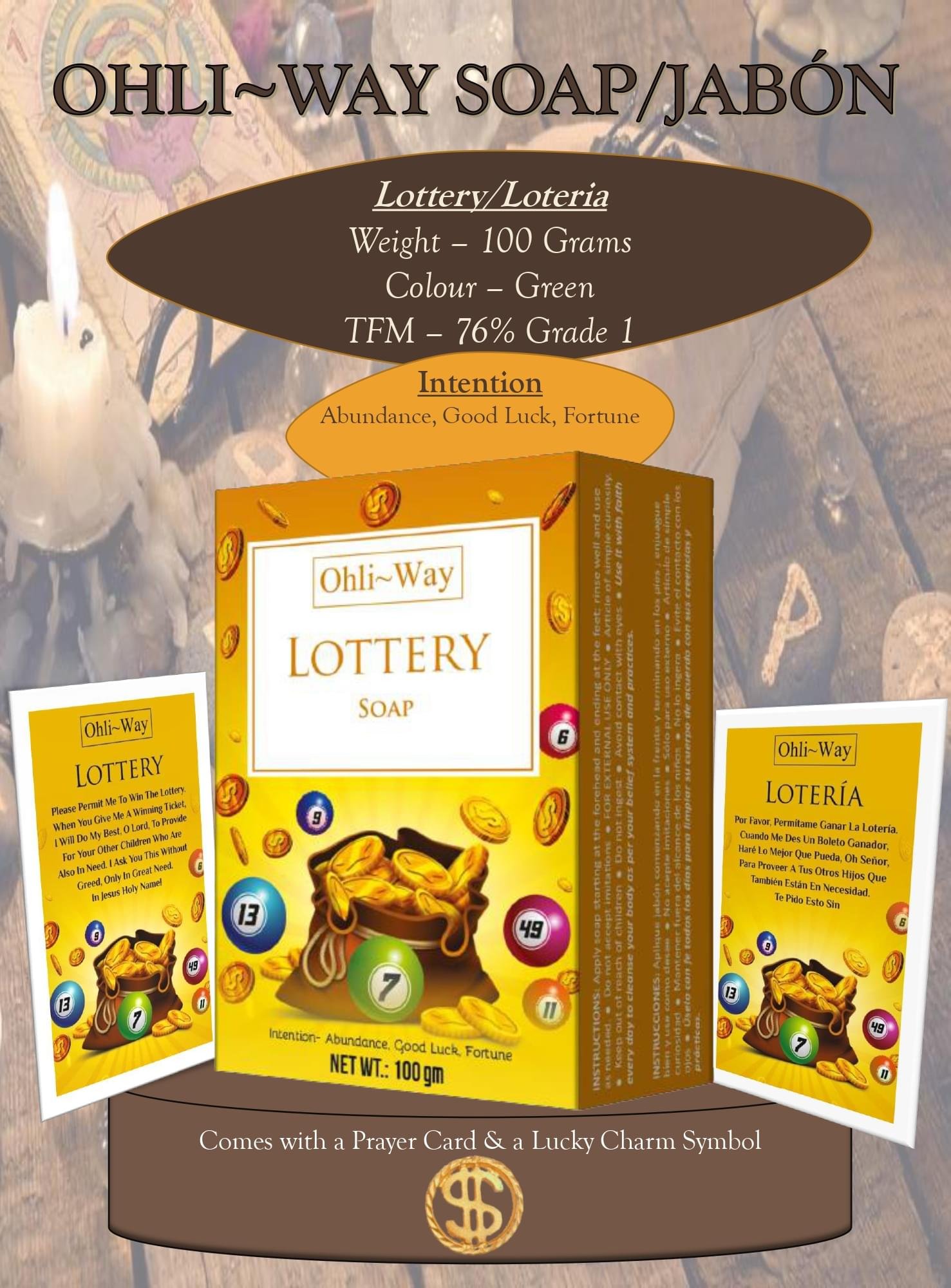 Ohli-Way Soap Spiritual Soap Lottery