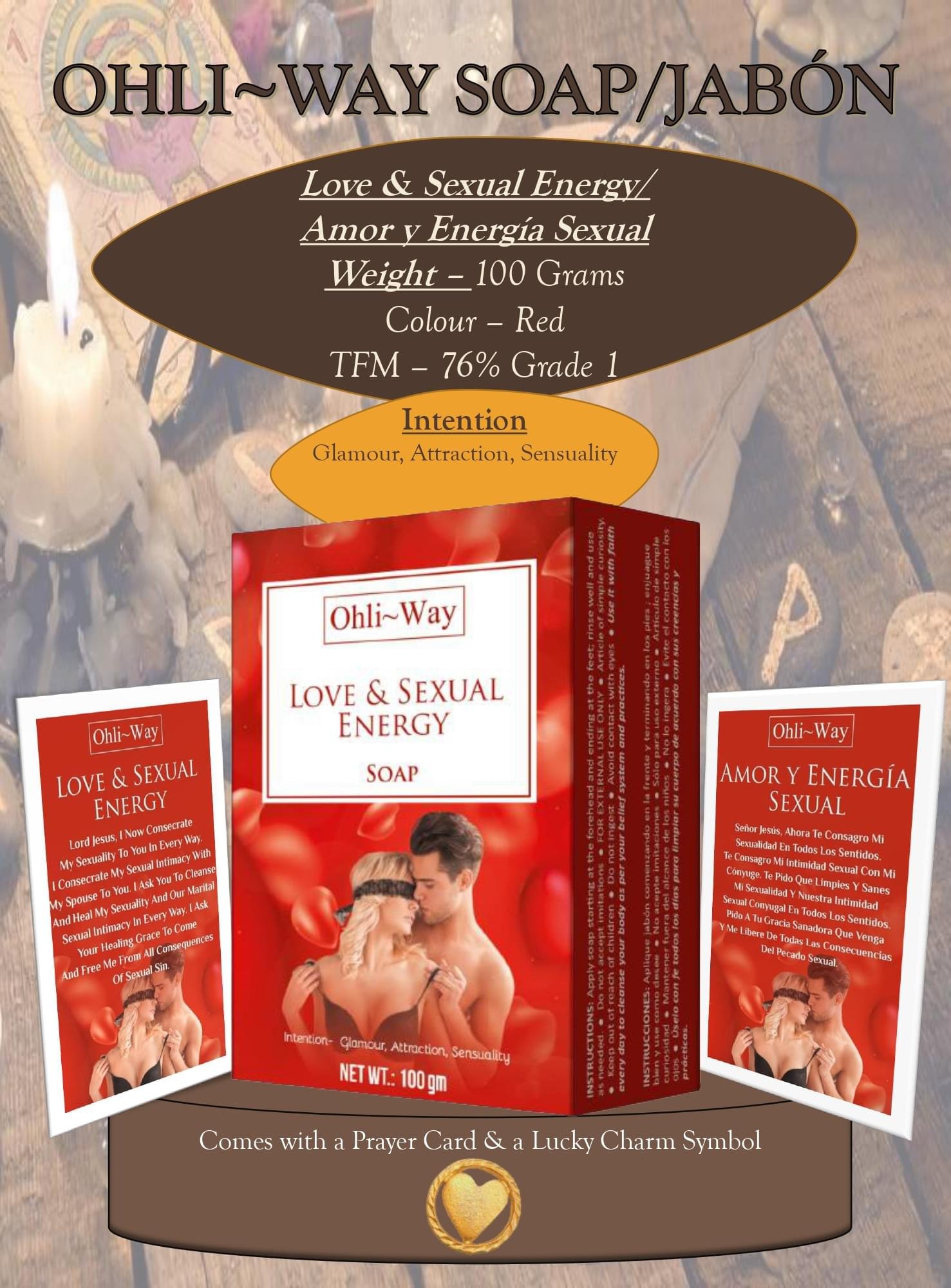 Ohli-Way Soap Spiritual Soap Love & Sexual Energy