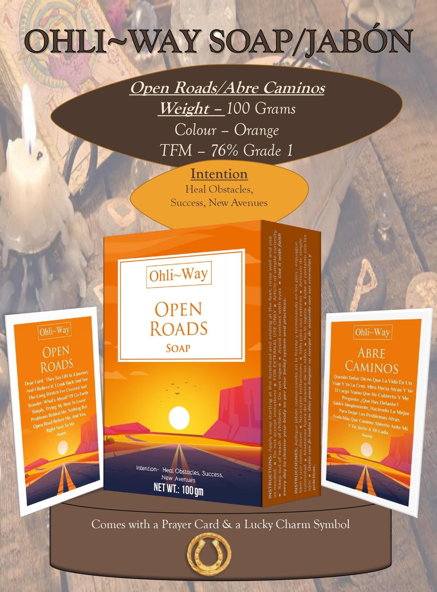 Ohli-Way Soap Spiritual Soap Open Roads