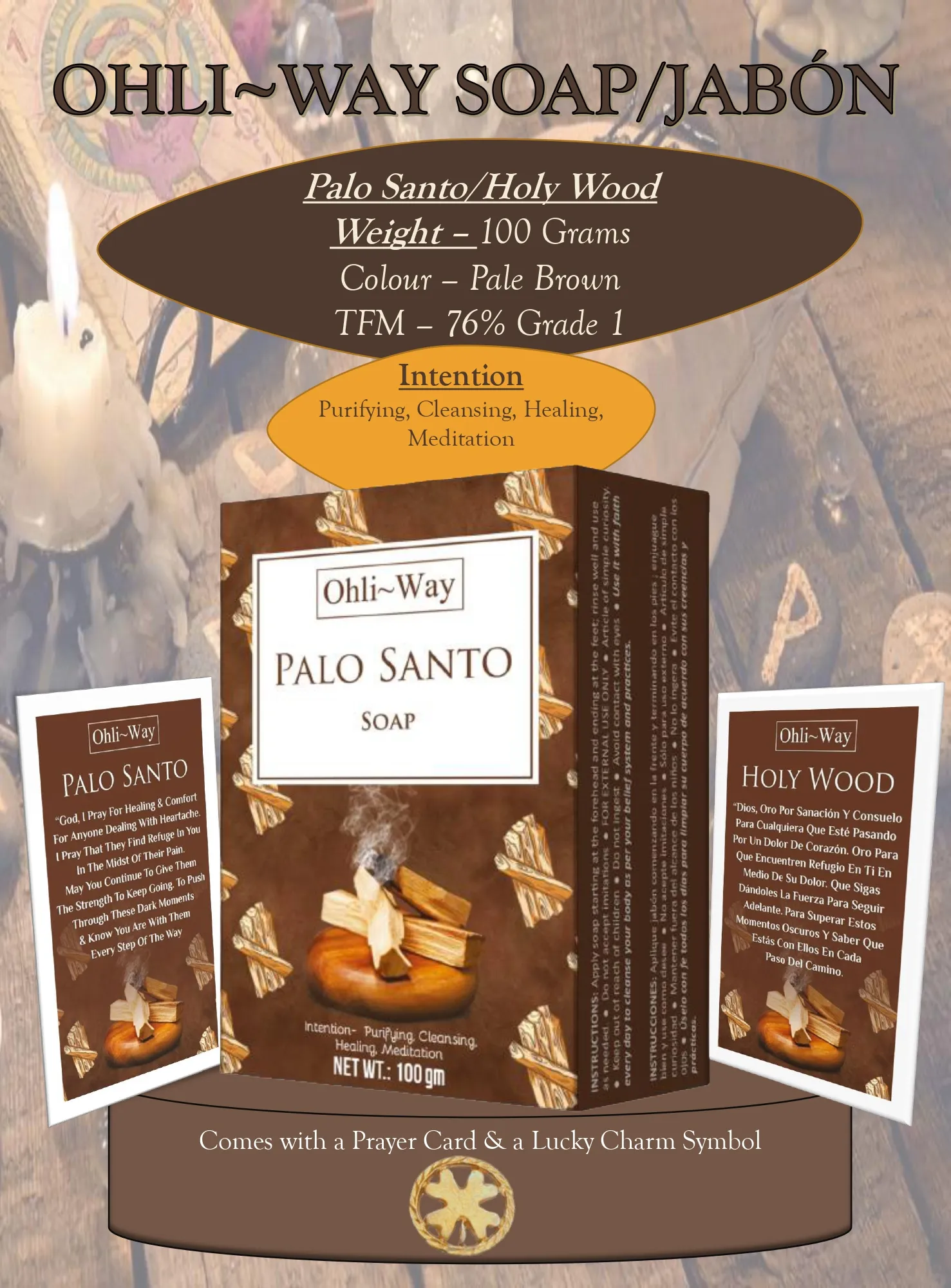 Ohli-Way Soap Spiritual Soap Palo Santo