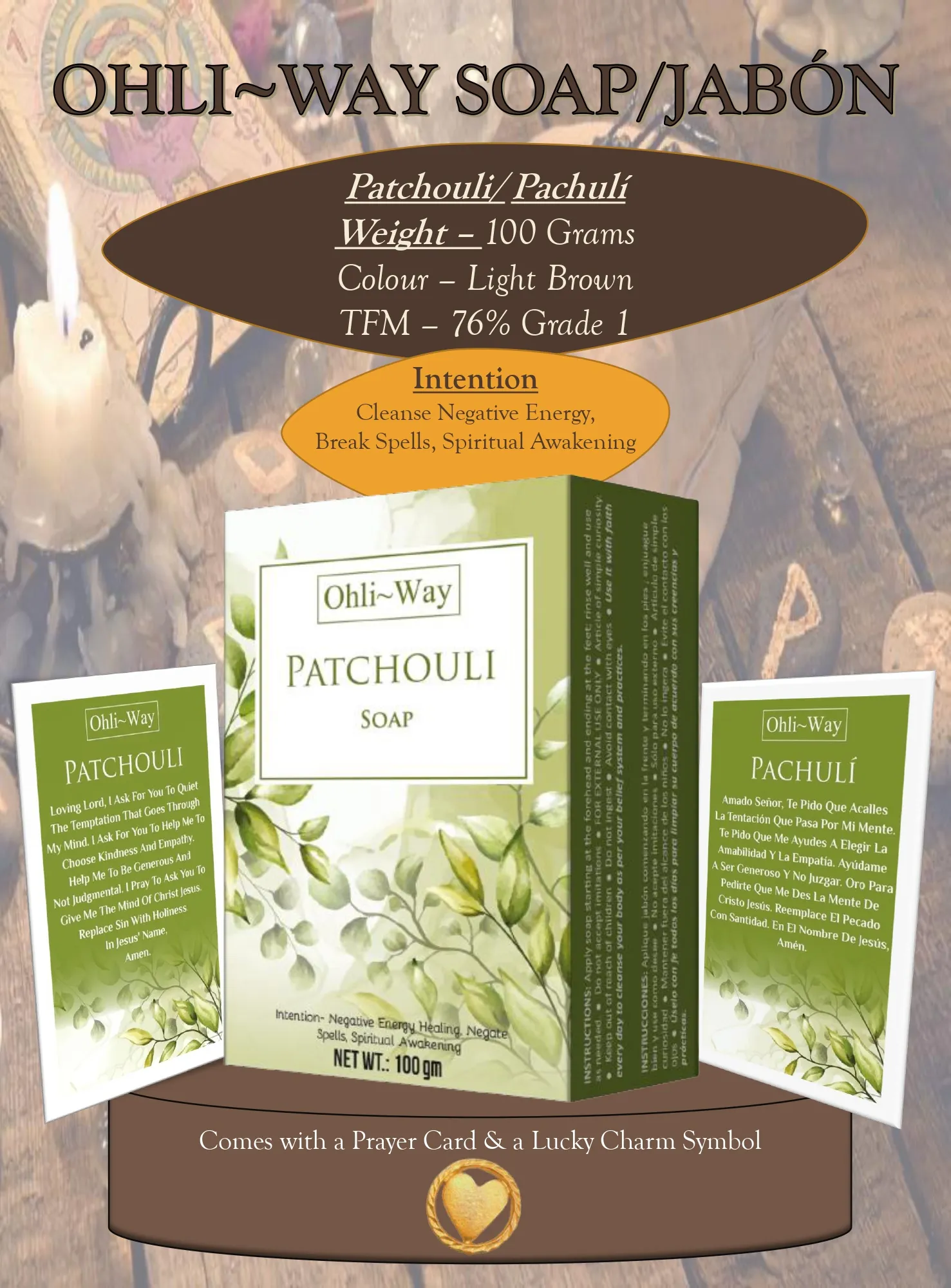 Ohli-Way Soap Spiritual Soap Patchouli