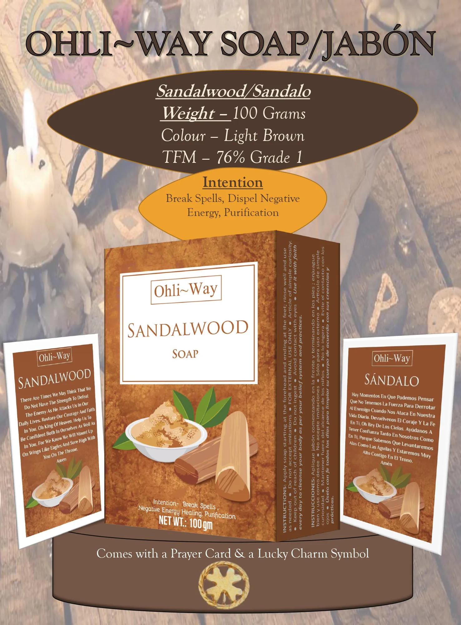 Ohli-Way Soap Spiritual Soap Sandalwood