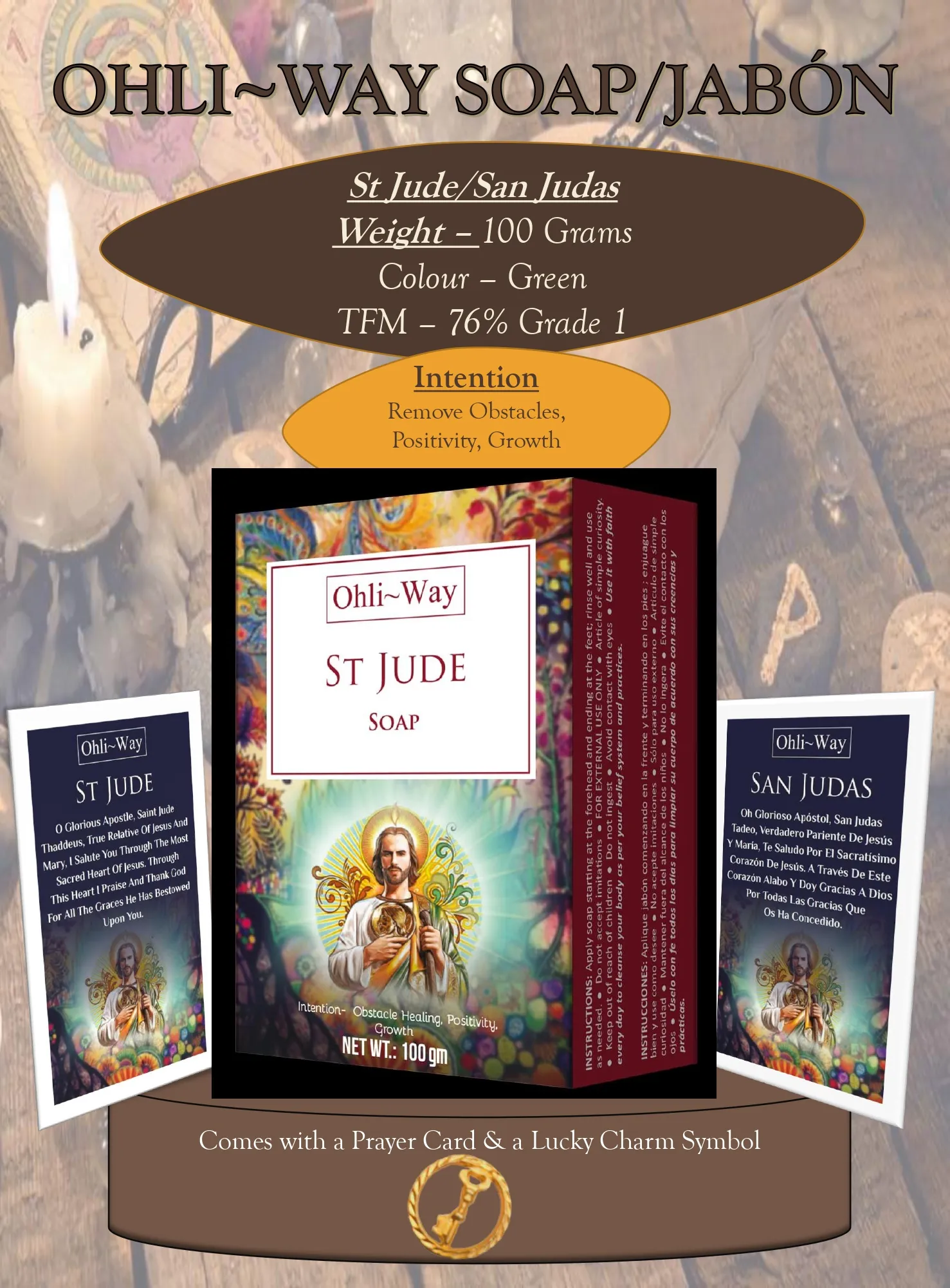 Ohli-Way Soap Spiritual Soap St Jude