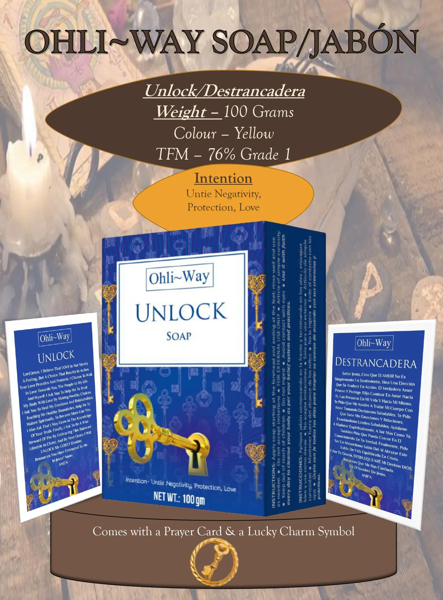 Ohli-Way Soap Spiritual Soap Unlock