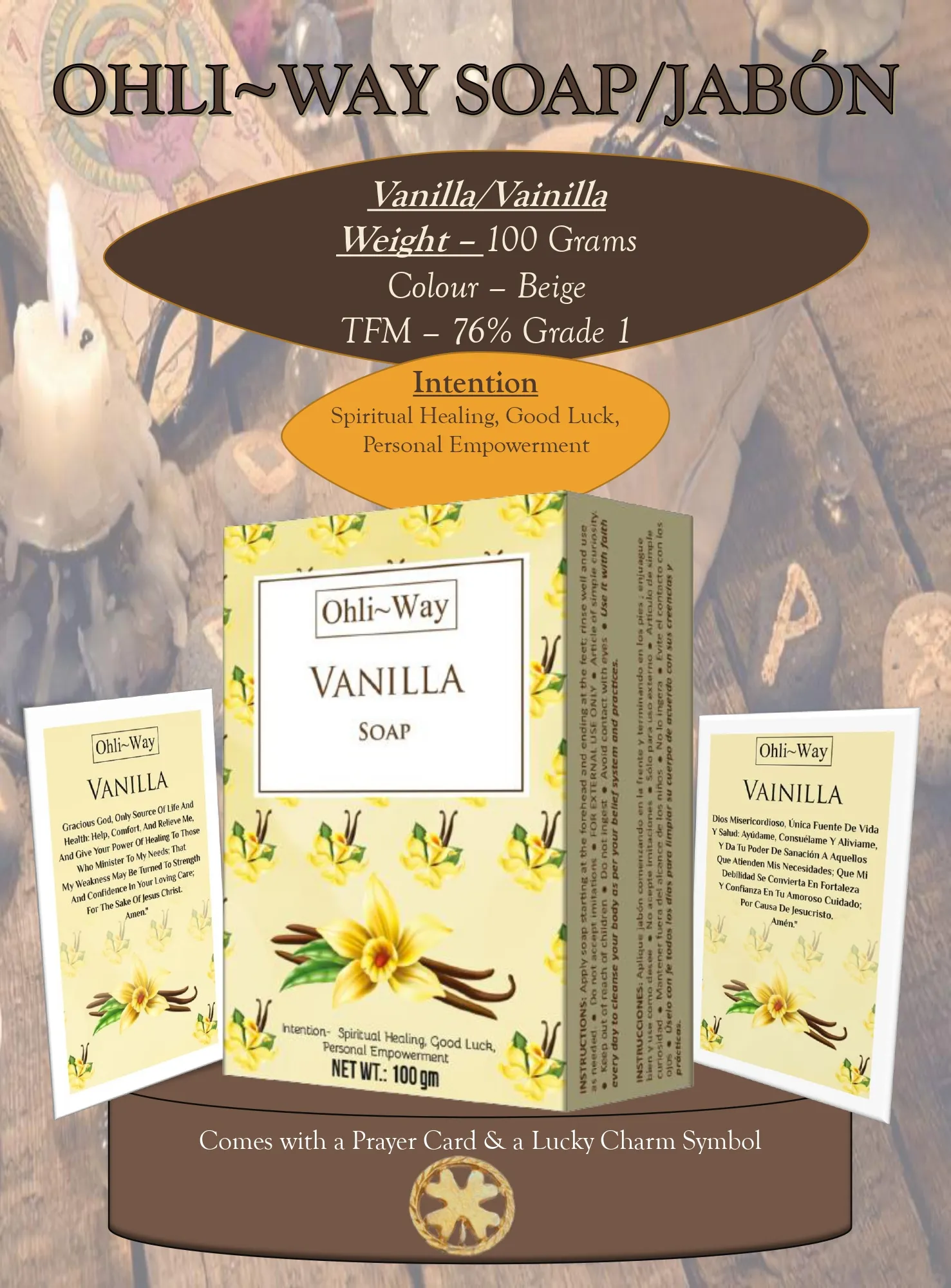 Ohli-Way Soap Spiritual Soap Vanilla Ohli~way Esoteric Soap