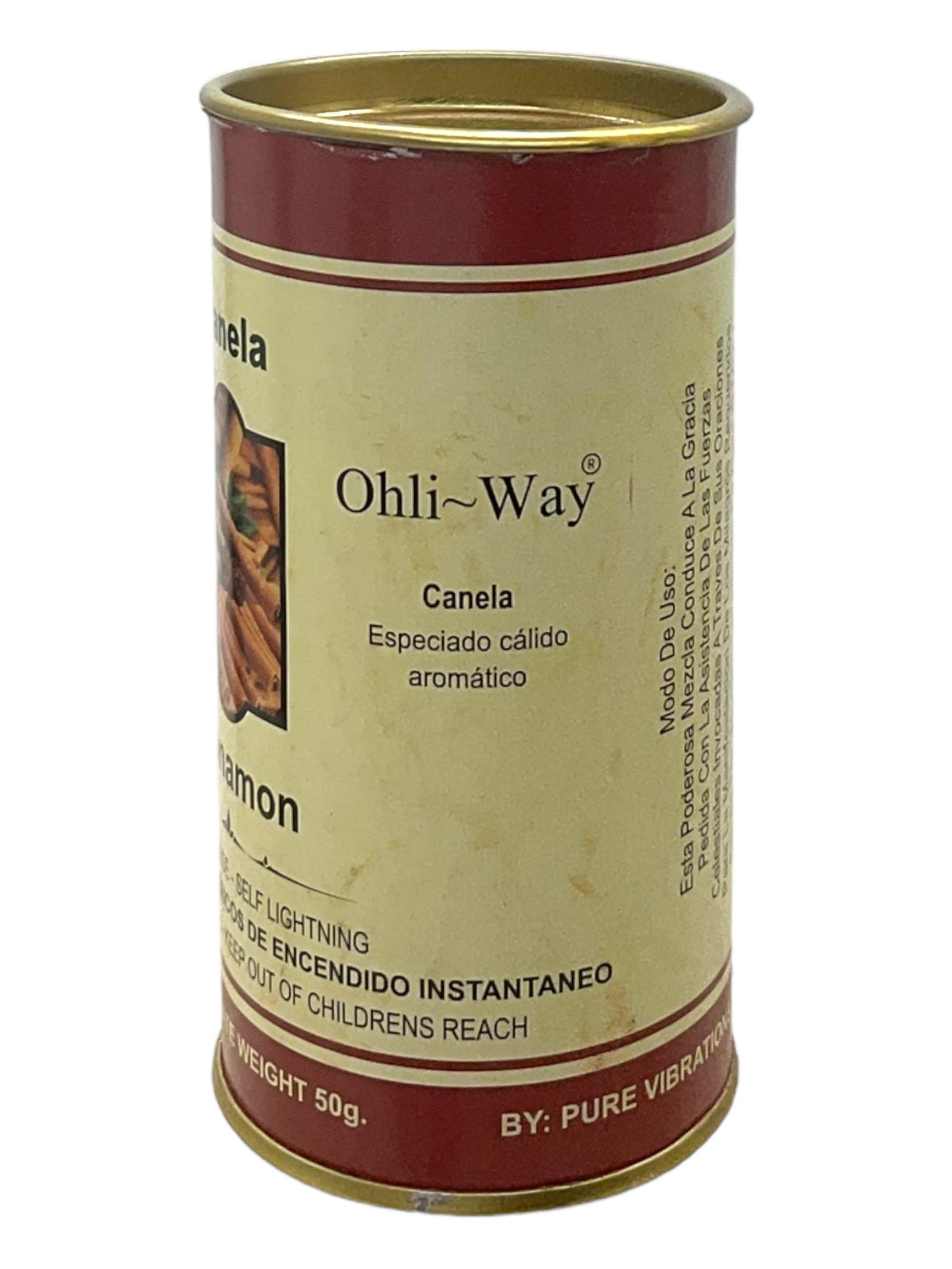 Cinnamon / Canela / Spicy & Warm Aromatic / Powder Incense / Self Lightning / 50 grams/ Ignite Passion & Prosperit / Ohli~Way - Image 2