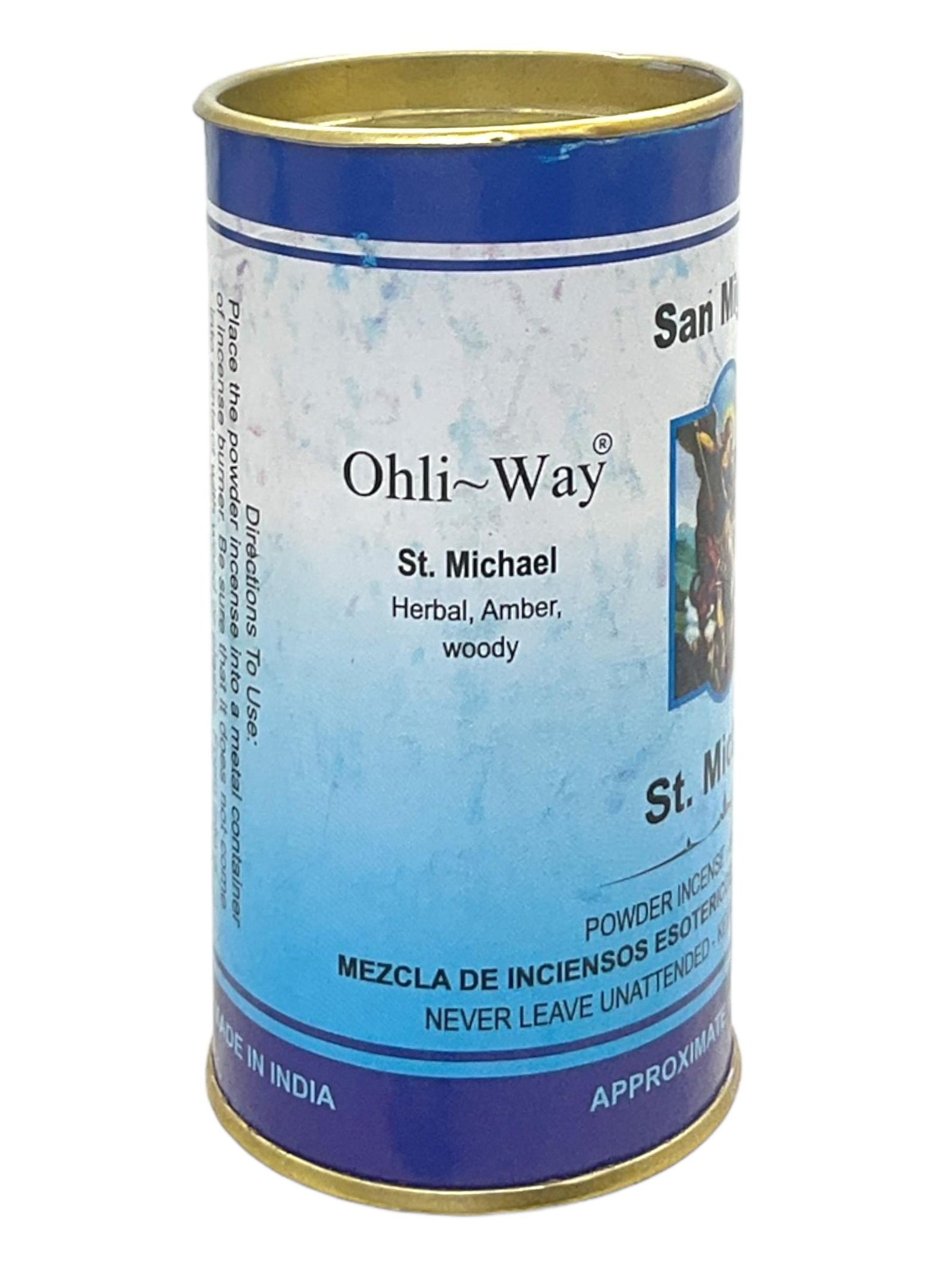 Saint Michael / San Miguel / Herbal & Amber Woody / Powder Incense / Self Lightning / 50 grams / Invoke Protection & Spiritual Strength / Ohli~Way - Image 2