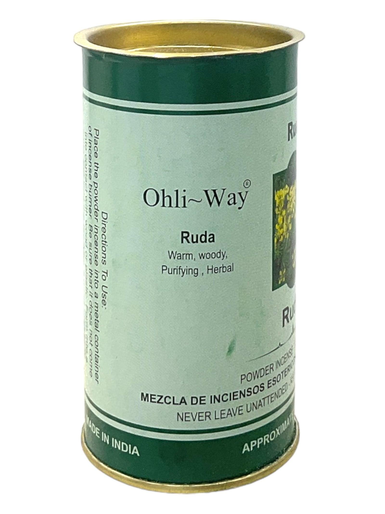 Rue / Ruda / Woody & Purifying / Powder Incense / Self Lightning / 50 grams / Clear Negativity & Purify Your Space / Ohli~Way - Image 2