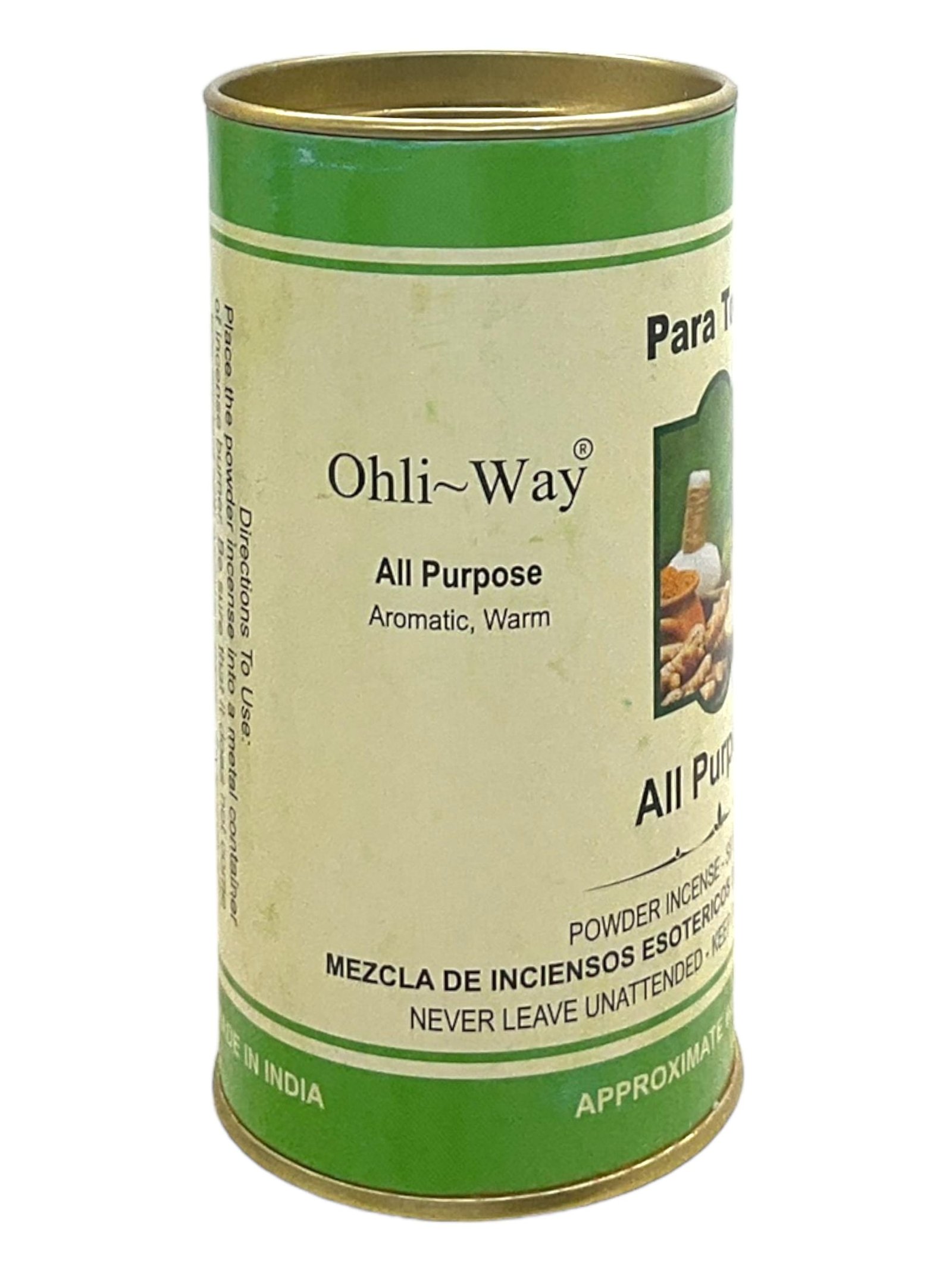 All Purpose / Para Todo / Aromatic & Warm / Powder Incense / Self Lightning / 50 grams / Enhance Rituals & Harmonize Energy / Ohli~Way - Image 2