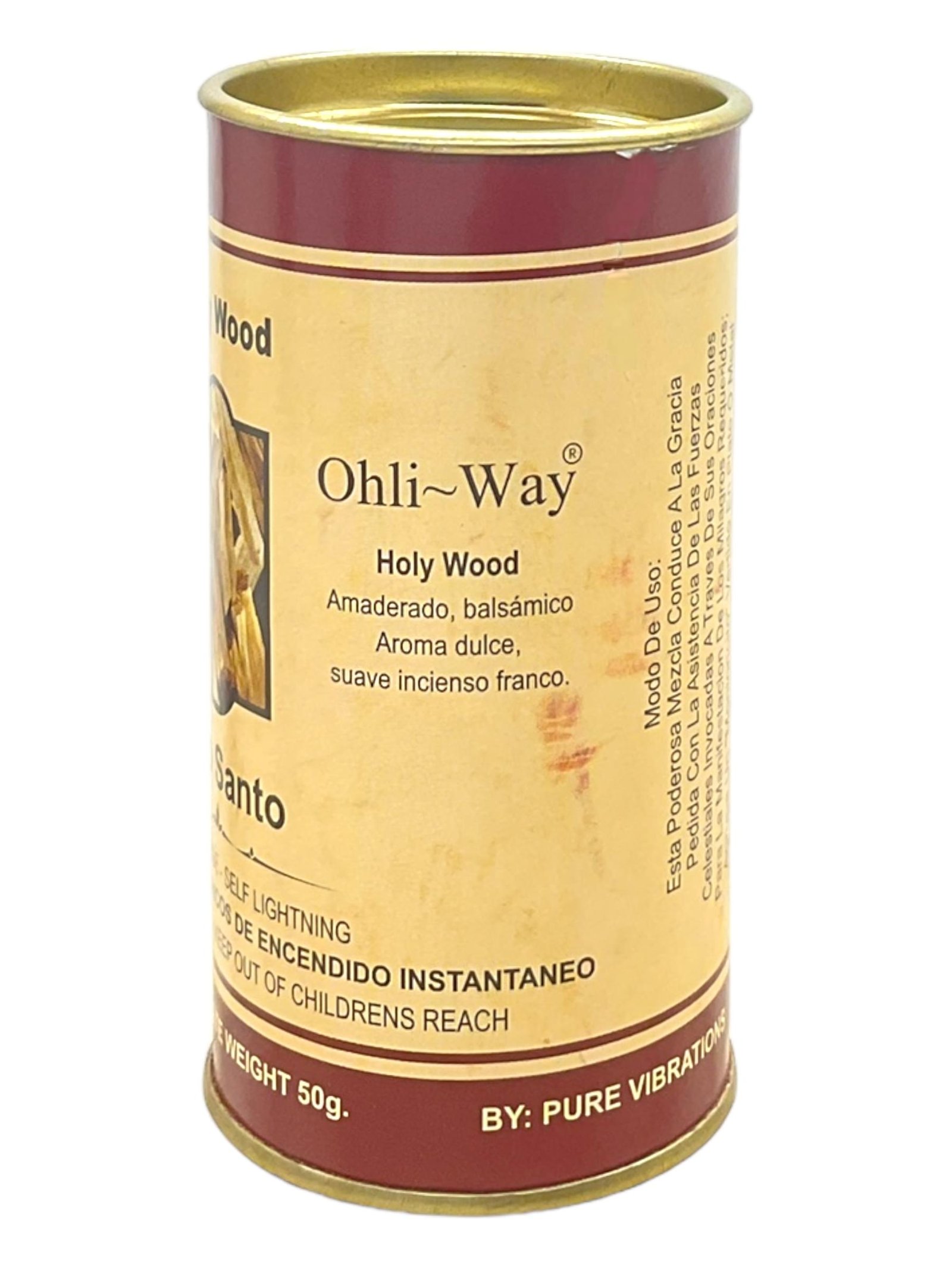 Holy Wood / Palo Santo / Woody & Sweet Aroma / Powder Incense / Self Lightning / 50 grams/Purify Energy & Invite Positive Vibes / Ohli~Way - Image 4