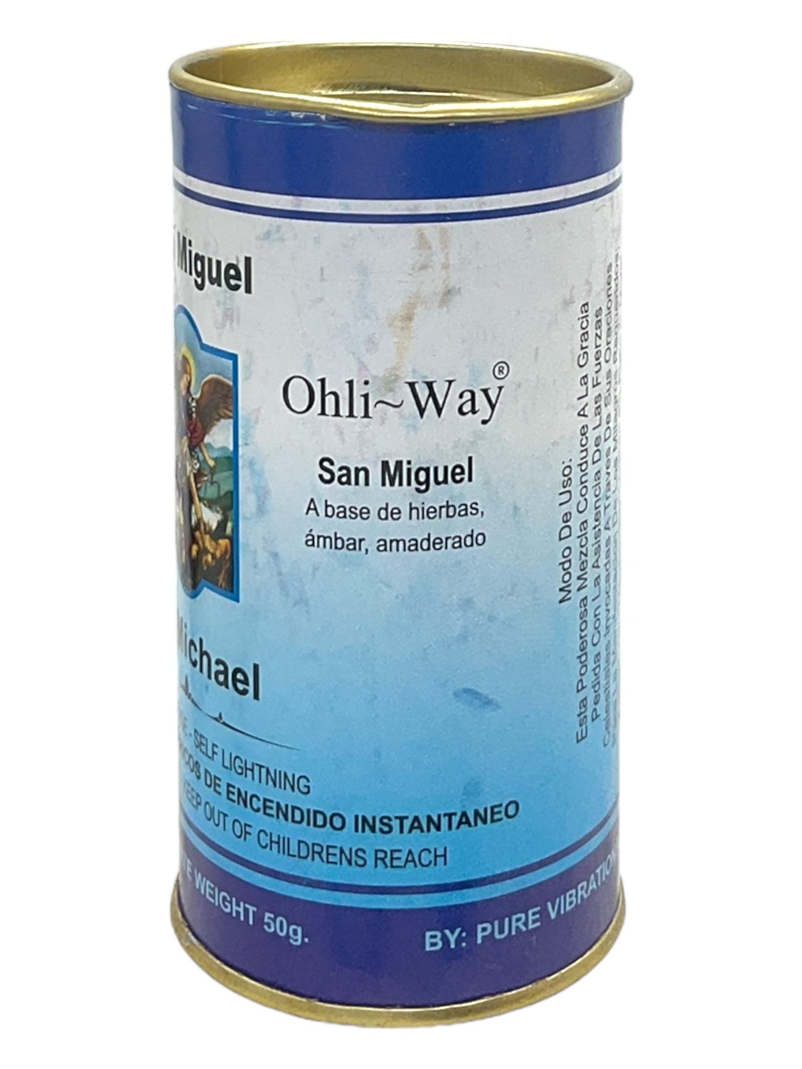 Saint Michael / San Miguel / Herbal & Amber Woody / Powder Incense / Self Lightning / 50 grams / Invoke Protection & Spiritual Strength / Ohli~Way - Image 3