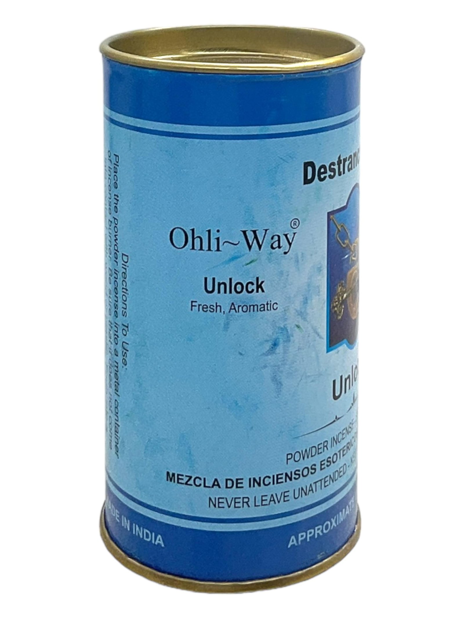 Unlock / Destrancadera / Fresh & Aromatic / Powder Incense / Self Lightning / 50 grams / Release Blockages & Open New Paths / Ohli~Way - Image 5