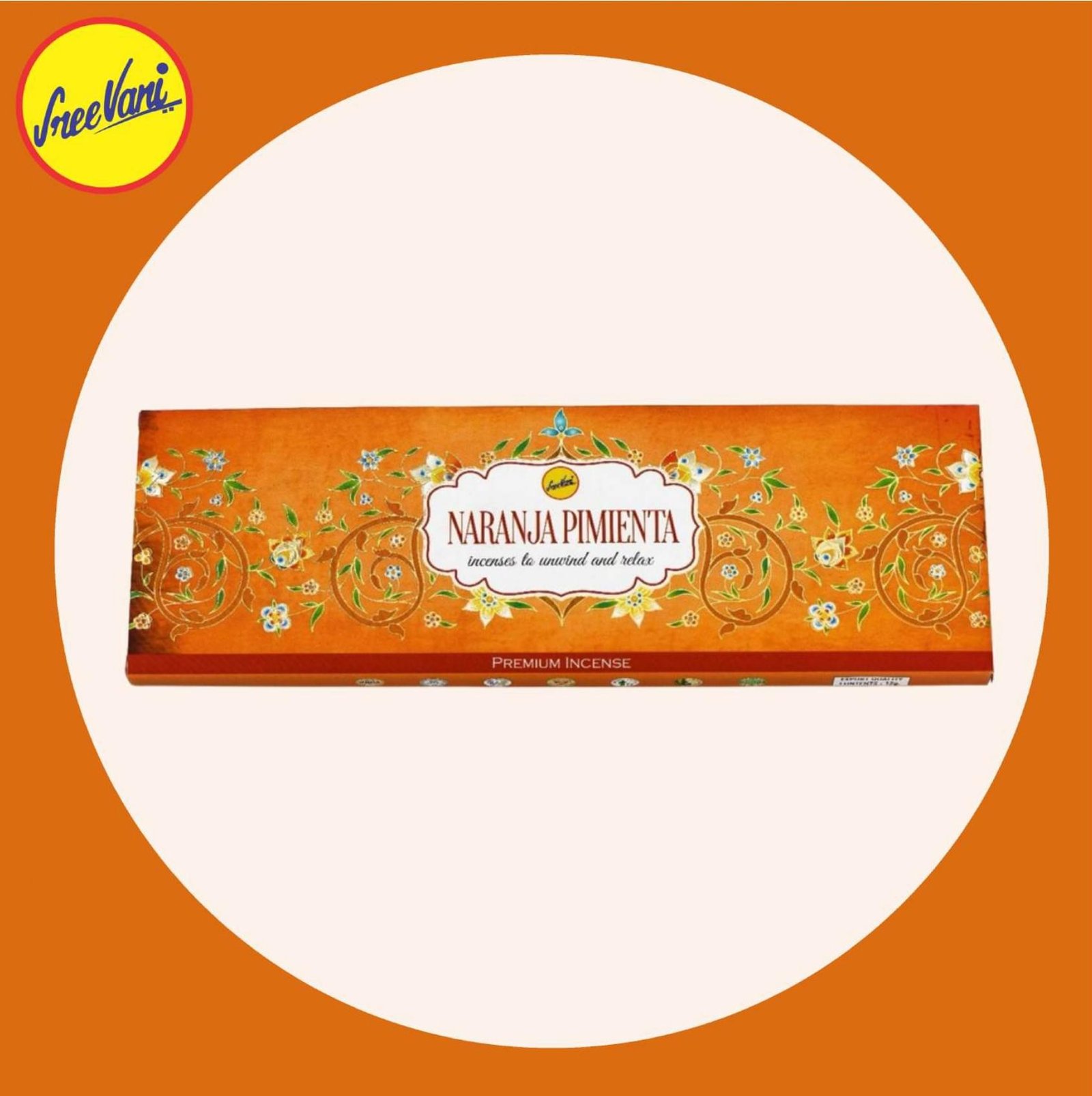 Naranja Pimienta - Divine Incense - 15 Gm  //Sreevani Incense