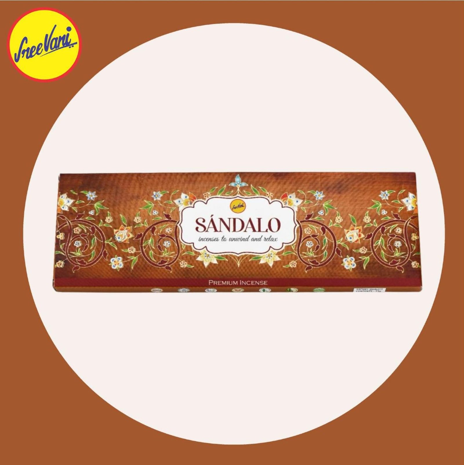 Sandalo Canela - Divine Incense - 15 Gm //Sreevani Incense