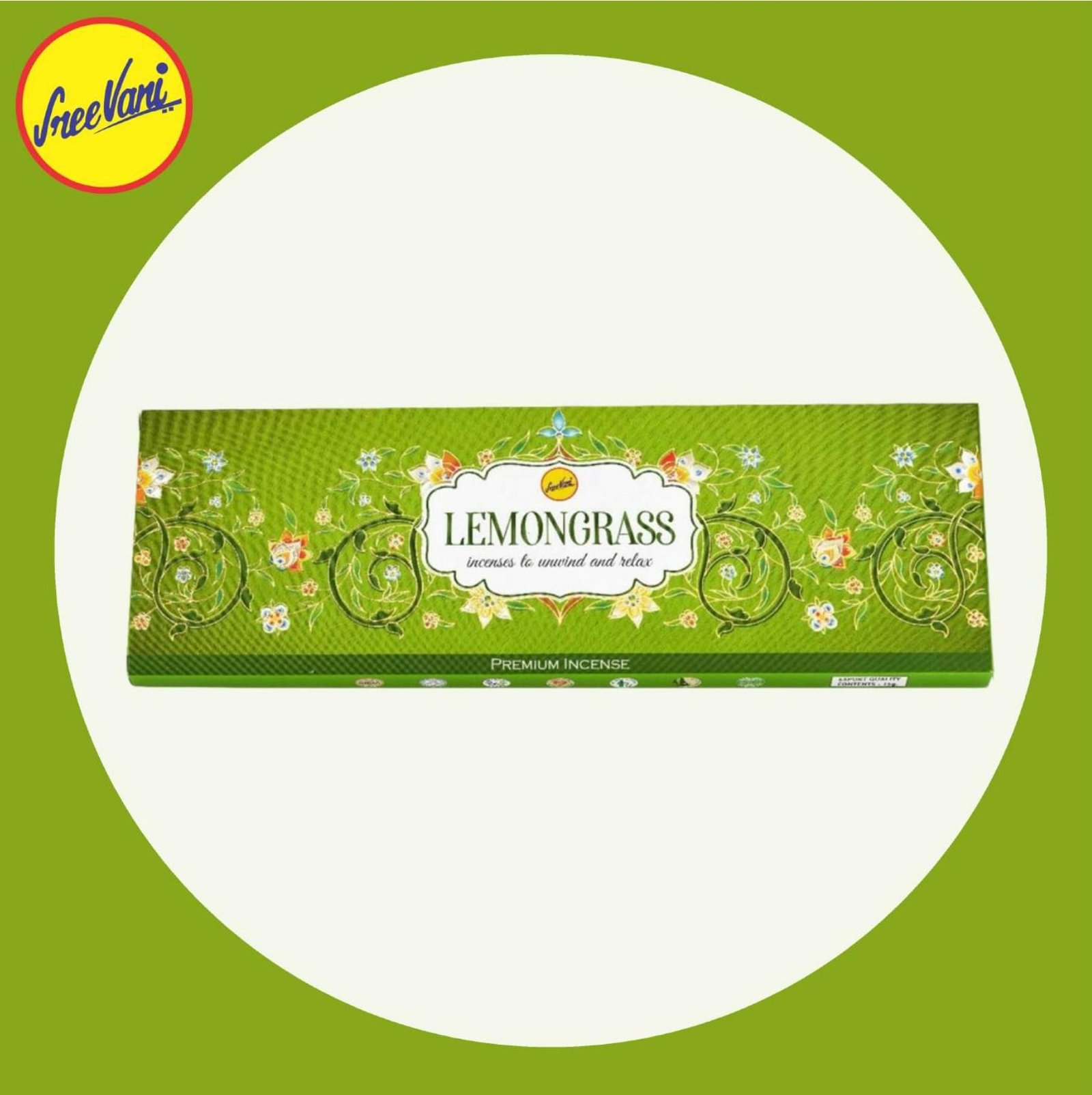 Lemon Grass - Divine Incense - 15 Gm //Sreevani Incense