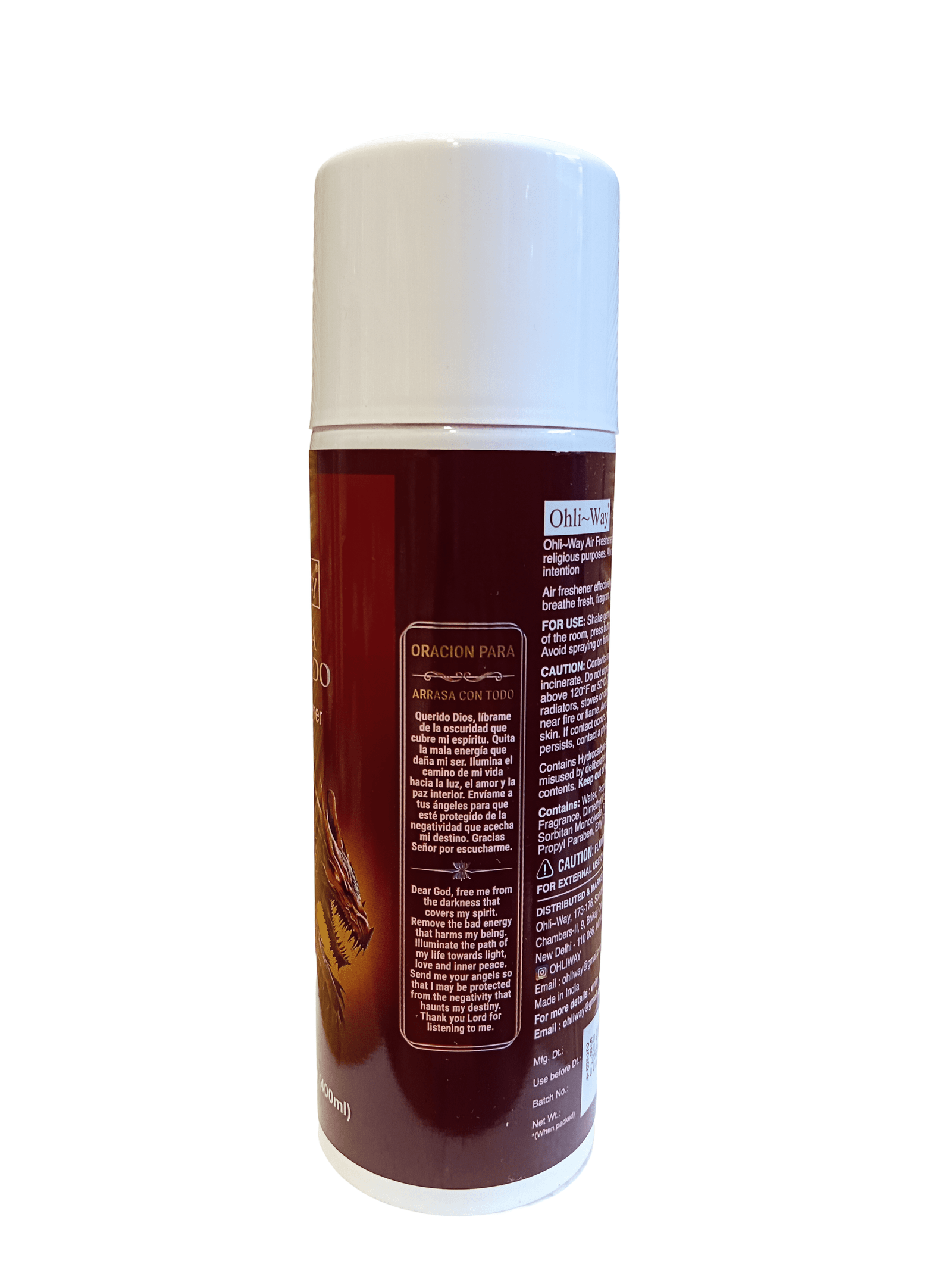 Destroy Everything  / Arrasa Con Todo Air Freshener Aerosol Spray Ohli~Way (400 ml / 13.52 fl.oz) - Image 2