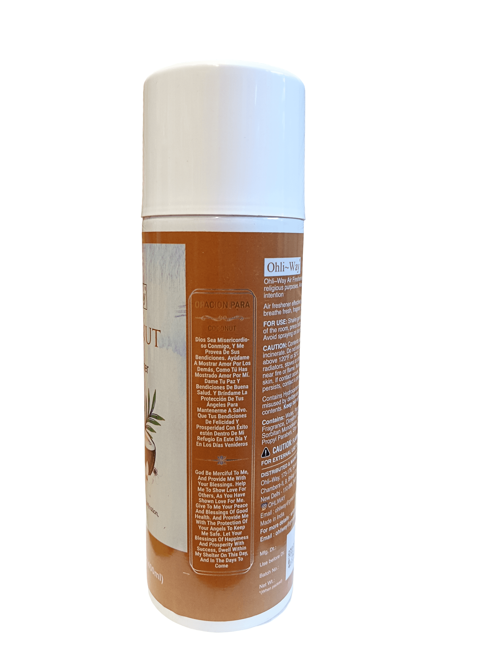 Coconut / Coco Air Freshener Aerosol Spray Ohli~Way (400 ml / 13.52 fl.oz) - Image 2