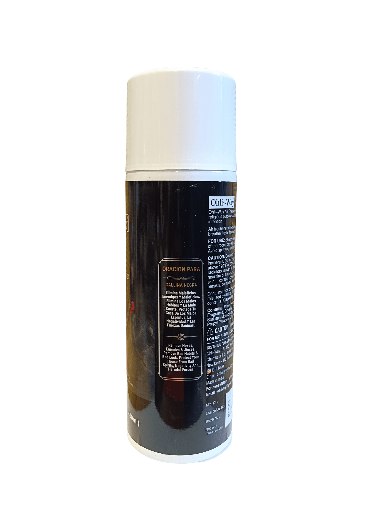 Black Chicken / Gallina Negra  Air Freshener Aerosol Spray Ohli~Way (400 ml / 13.52 fl.oz) - Image 2