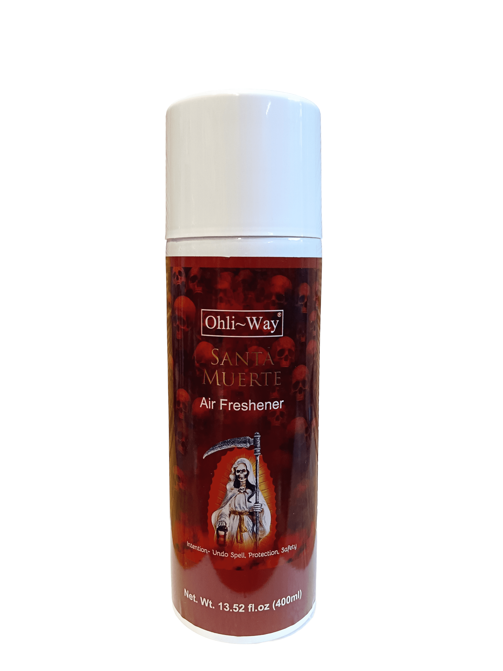 Holy Death / Santa Muerte  Air Freshener Aerosol Spray Ohli~Way (400 ml / 13.52 fl.oz)