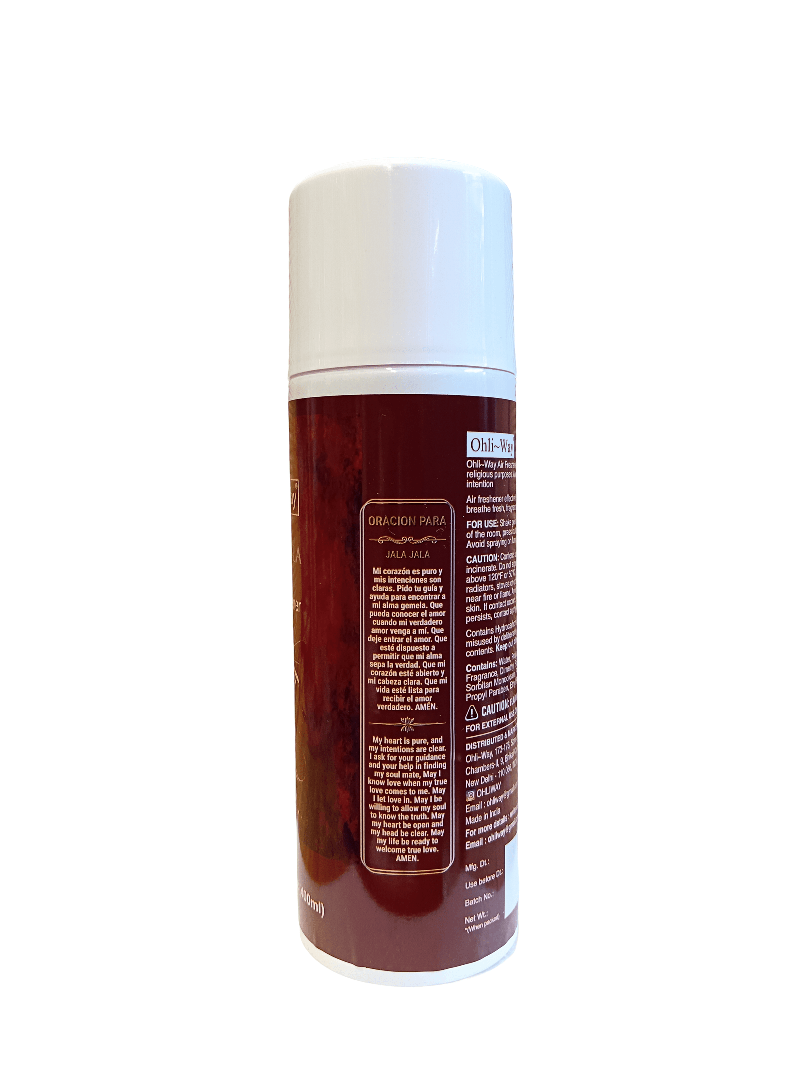 Jala Jala Air Freshener Aerosol Spray Ohli~Way (400 ml / 13.52 fl.oz) - Image 2