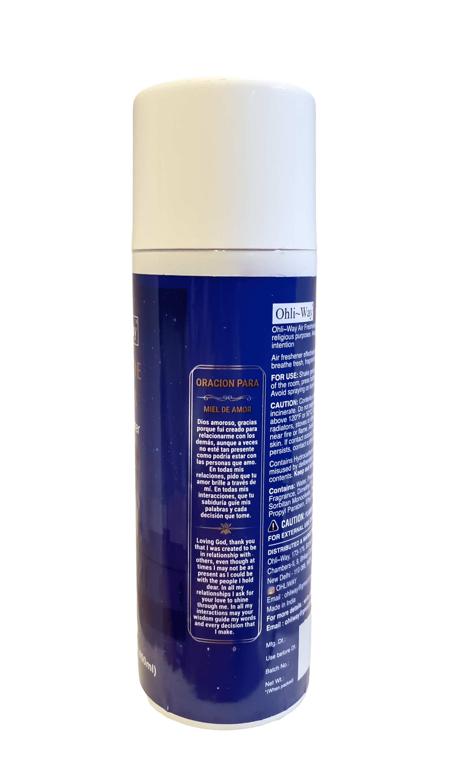 Honey Love / Miel De Amor Air Freshener Aerosol Spray Ohli~Way (400 ml / 13.52 fl.oz) - Image 3