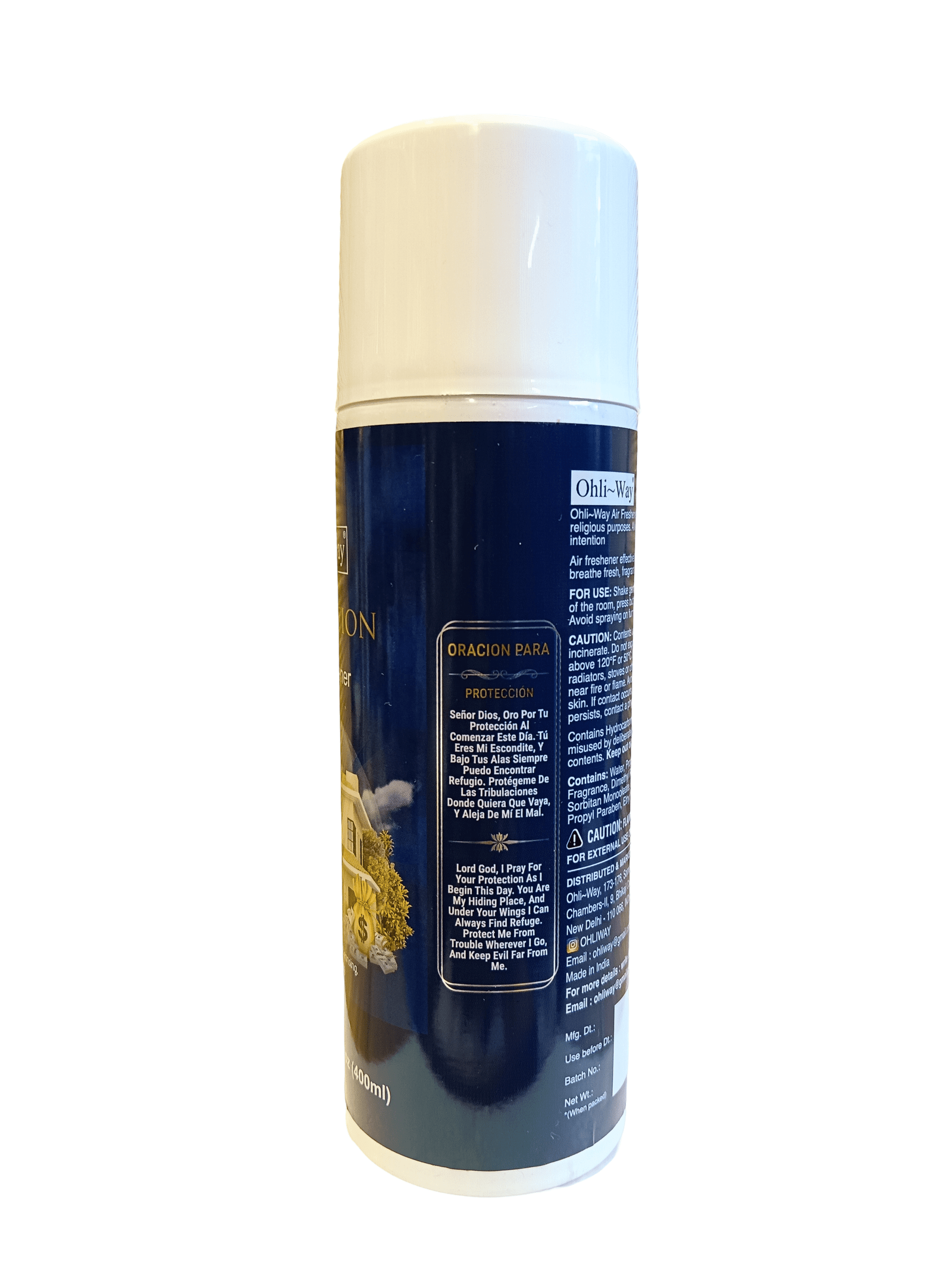 Protection / Protección Air Freshener Aerosol Spray Ohli~Way (400 ml / 13.52 fl.oz) - Image 2