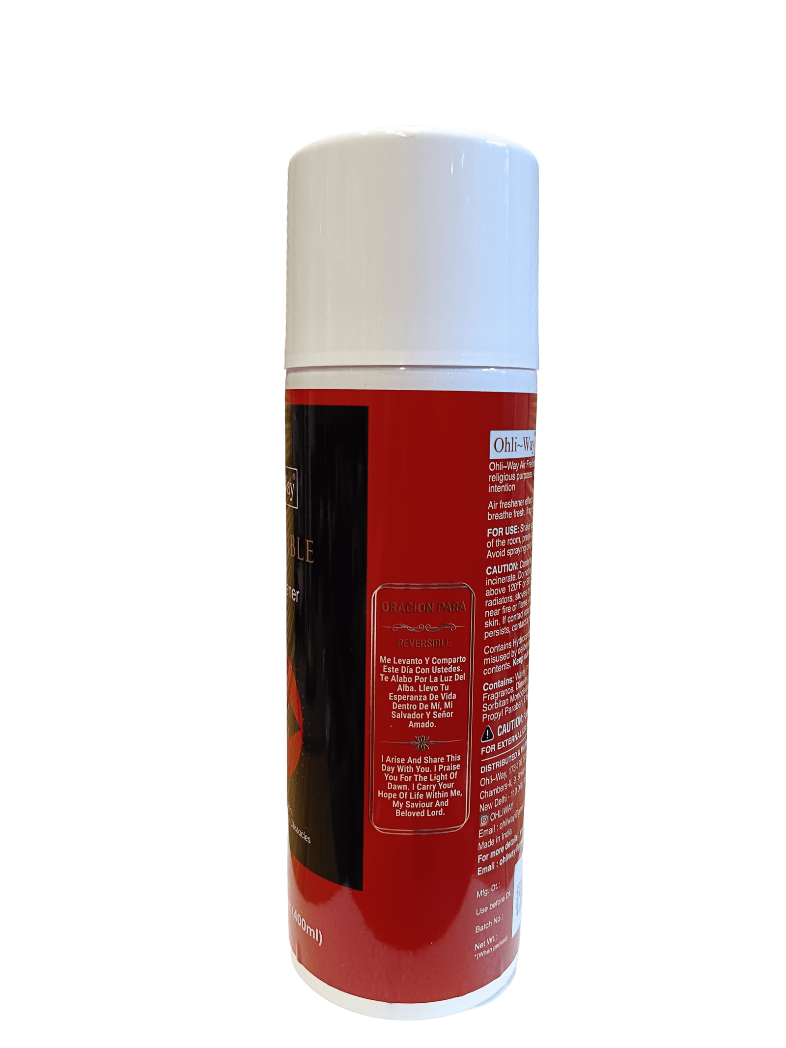 Reversible/ Reversible Air Freshener Aerosol Spray Ohli~Way (400 ml / 13.52 fl.oz) - Image 2