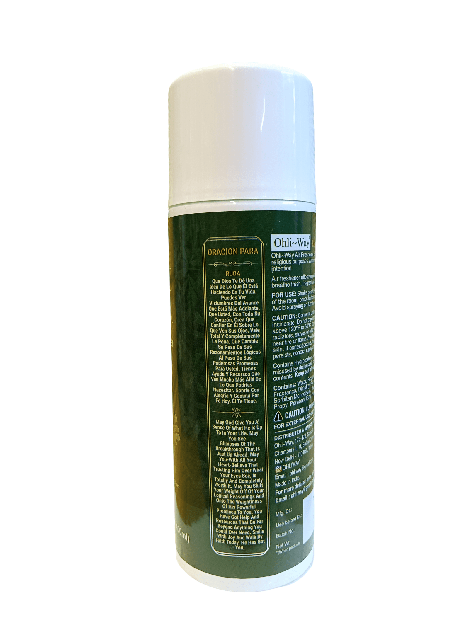 Ruda/ Rue Air Freshener Aerosol Spray Ohli~Way (400 ml / 13.52 fl.oz) - Image 2